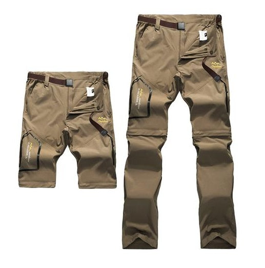Outdoor Quick-drying Pants Men's Detachable Two Quick-drying Shorts Stretch Hiking Pants