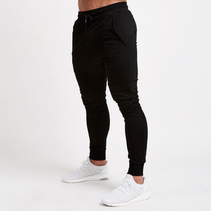 Muscle Age Brothers Autumn And Winter New Color Matching Sports Fitness Trousers Men'S Running Training Suit