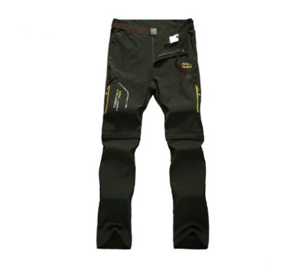 Outdoor Quick-drying Pants Men's Detachable Two Quick-drying Shorts Stretch Hiking Pants