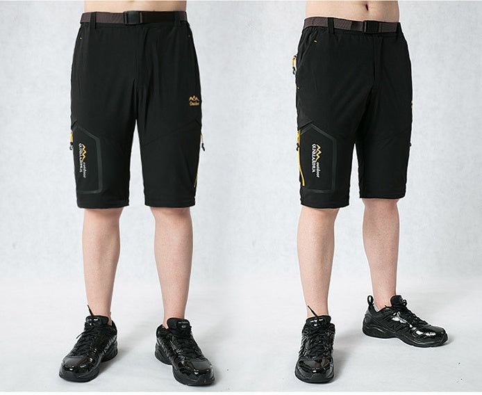 Outdoor Quick-drying Pants Men's Detachable Two Quick-drying Shorts Stretch Hiking Pants