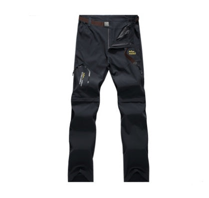 Outdoor Quick-drying Pants Men's Detachable Two Quick-drying Shorts Stretch Hiking Pants
